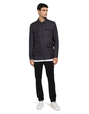 LINEN SAFARI JACKET