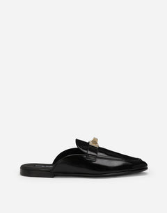 BRUSHED CALFSKIN MULES