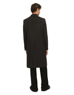 SINGLE-BREASTED WOOL COAT