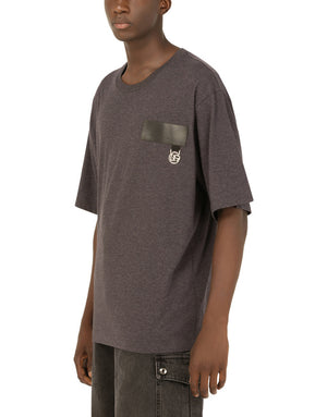 COTTON T-SHIRT WITH DG PATCH
