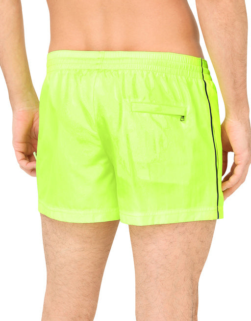 SHORT SWIM TRUNKS WITH DOLCE&GABBANA PRINT