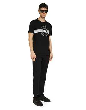 SHORT-SLEEVE COTTON T-SHIRT WITH DG PRINT