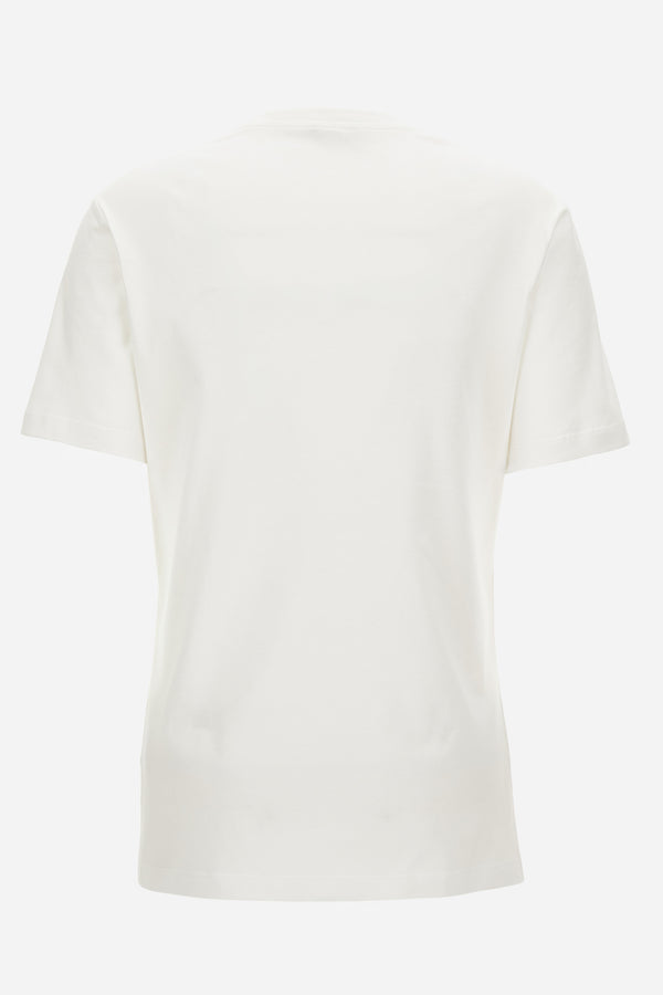 T-Shirt In Jersey Fabric Medusa Crest Print