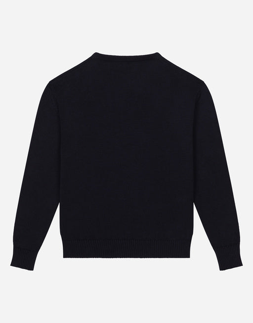 COTTON PULLOVER WITH DOLCE&GABBANA LOGO