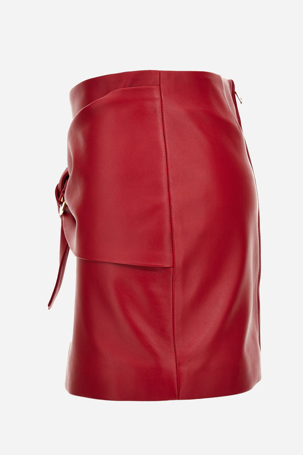 Skirt Leather In Lamb