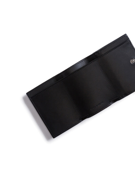 CALFSKIN WALLET WITH LOGO PRINT