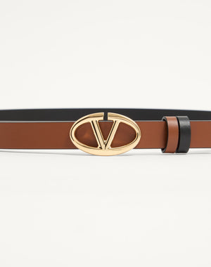 Cintura Reversibile Vlogo The Bold Edition In Vitello 20 Mm