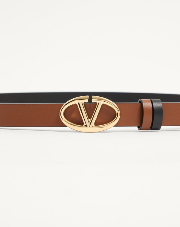 Cintura Reversibile Vlogo The Bold Edition In Vitello 20 Mm