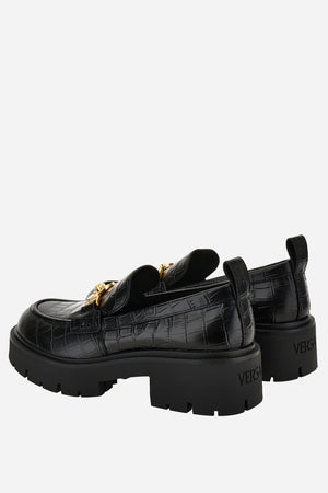 Icon Loafer  In Embossed Croc Calf Leather