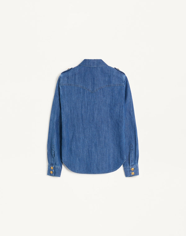 Camicia In Denim Leggero 