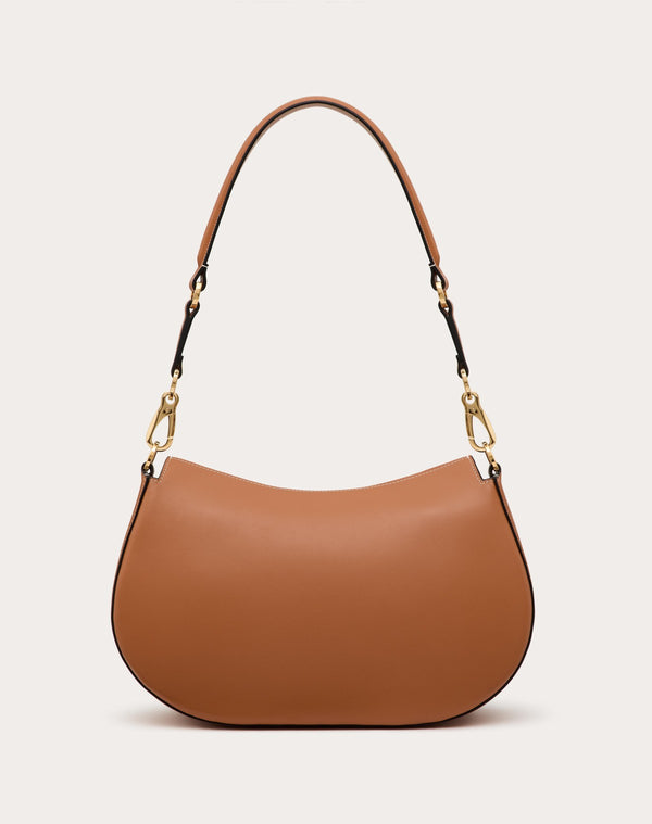 Borsa A Spalla Media Valentino Garavani Ohval In Vitello Nappato