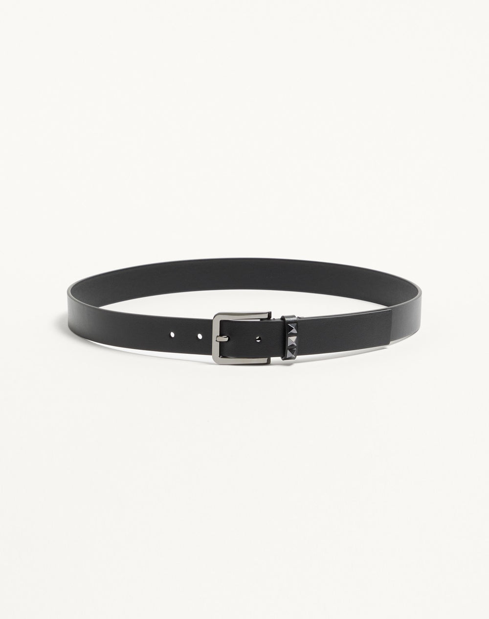 Cintura Rockstud In Vitello 30 Mm
