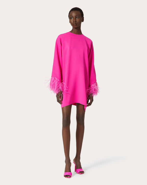 Abito In Cady Couture Ricamato 