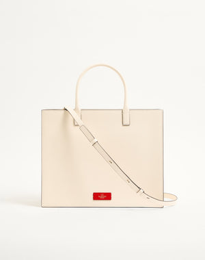 BORSA SHOPPING VLOGO WALK IN VITELLO