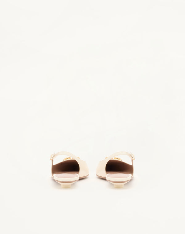 BALLERINA SLINGBACK VLOGO THE BOLD EDITION IN VITELLO 20MM
