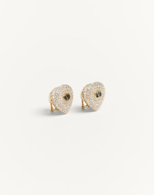Orecchini Coeur Royal In Metallo, Smalto E Cristalli Swarovski®