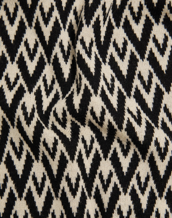 Maglia In Lana Jacquard Toute La V 