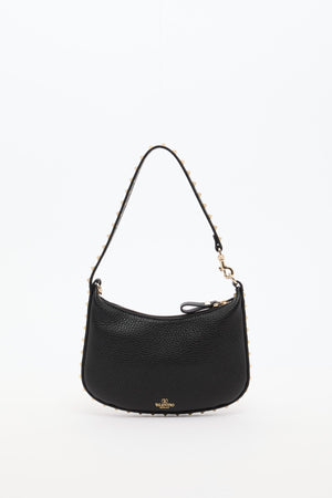 MINI HOBO ROCKSTUD IN VITELLO GRANATO