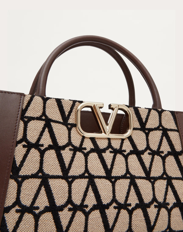 Borsa Piccola A Mano Vlogo Signature Toile Iconographe