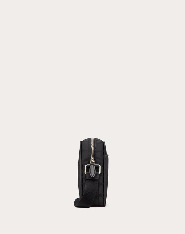 Borsa A Tracolla Piccola Black Iconographe In Nylon