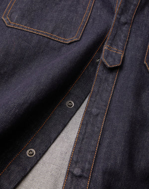 Camicia In Denim Con Etichetta Sartoriale Maison Valentino