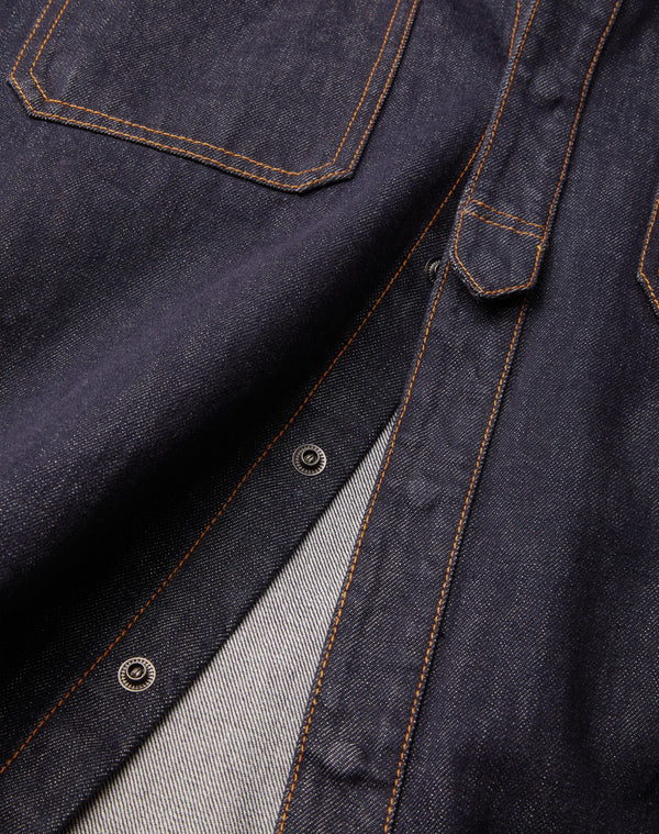 Camicia In Denim Con Etichetta Sartoriale Maison Valentino