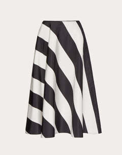 Gonna Midi In Crepe Couture Strhype