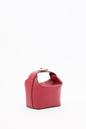 MINI BORSA A MANO VLOGO THE BOLD EDITION IN NAPPA