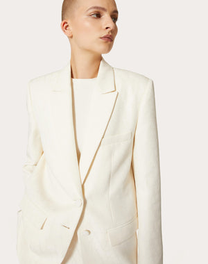 Blazer In Crepe Couture Toile Iconographe 