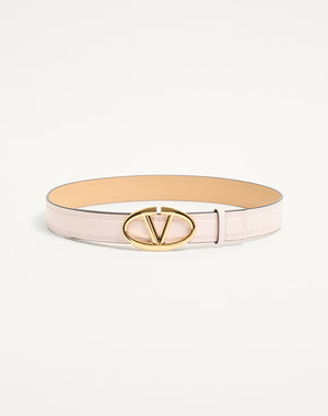 Cintura Vlogo The Bold Edition In Vitello Lucido 30 Mm