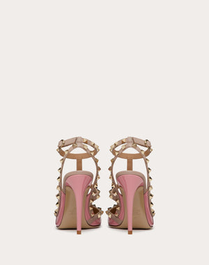 Décolleté Rockstud In Vernice Con Cinturini 100Mm