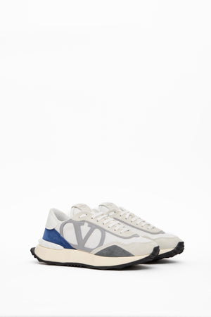 SNEAKER NETRUNNER IN TESSUTO E PELLE SCAMOSCIATA