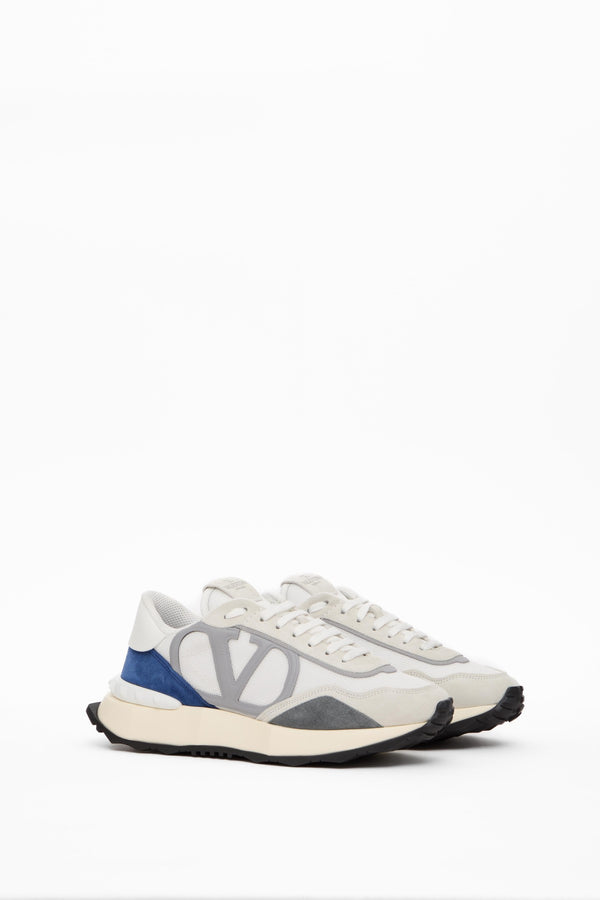 SNEAKER NETRUNNER IN TESSUTO E PELLE SCAMOSCIATA