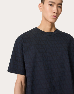 T-Shirt In Cotone Con Stampa Toile Iconographe