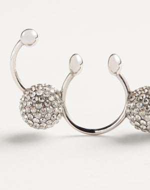 Nose Ring Poetique Des Gouttes In Metallo E Cristalli Swarovski®
