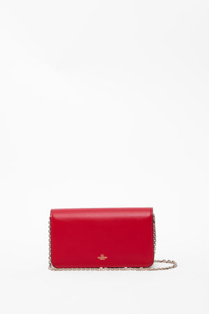 POUCH CON CATENA ROCKSTUD FIERCE IN VITELLO 