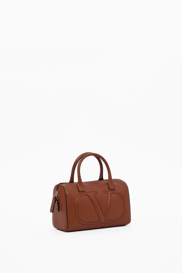 BORSA A MANO VLOGO WALK  IN VITELLO 