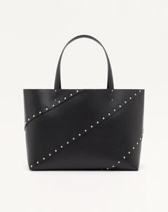 BORSA SHOPPING VALENTINO GARAVANI ROCKSTUD WISPY IN VITELLO 