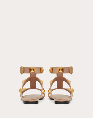 Sandalo Basso Roman Stud In Vitello