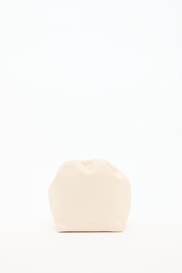 BORSA A SACCHETTO VLOGO POUF IN NAPPA