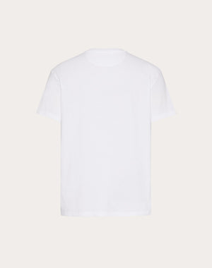 T-Shirt In Cotone Con Stampa Valentino