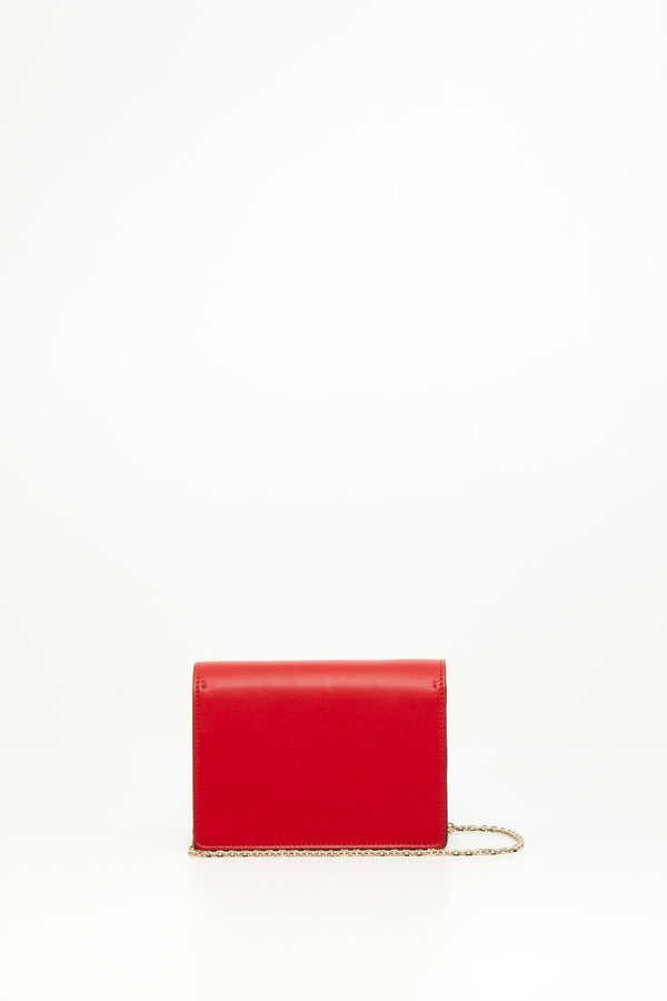 POUCH CON CATENA VLOGO WALK IN VITELLO