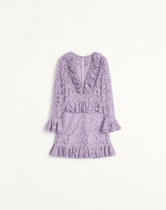 Abito Corto In Heavy Lace