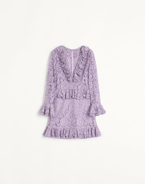 Abito Corto In Heavy Lace