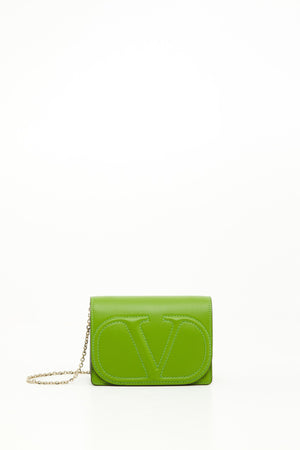 POUCH CON CATENA VLOGO WALK IN NAPPA