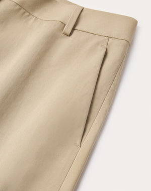 Bermuda In Diagonal Cotton Linen 