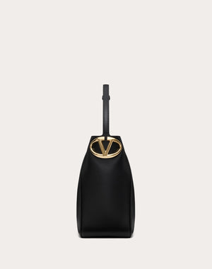 Borsa A Secchiello Vlogo Side In Vitello Nappato
