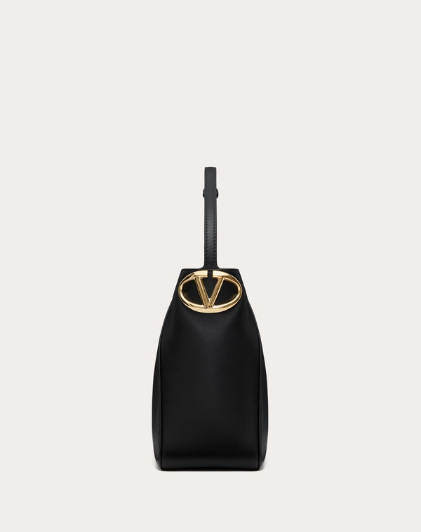 Borsa A Secchiello Vlogo Side In Vitello Nappato