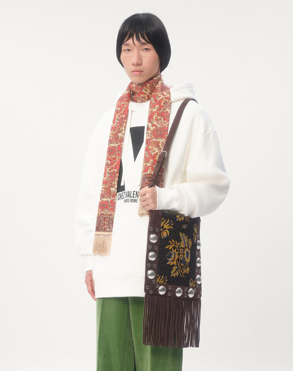 Felpa In Cotone Con Cappuccio E Stampa Chez Valentino