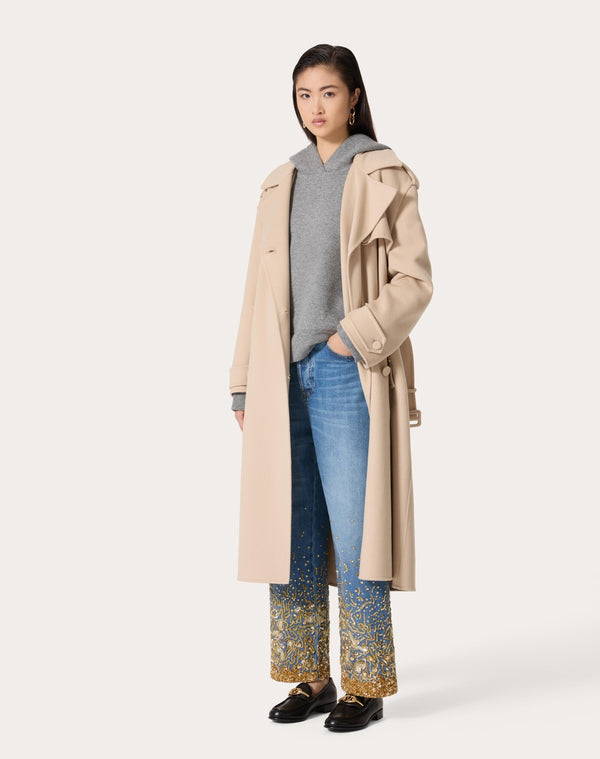 Cappotto In Double Cashmere 